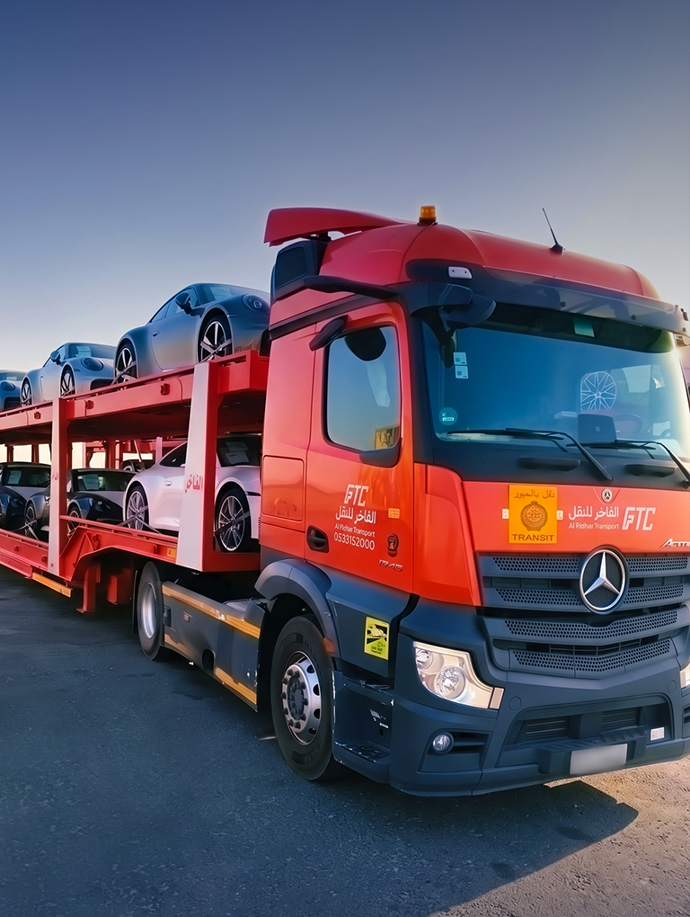 FTC vehicles transport from Saudi Arabia to Kuwait