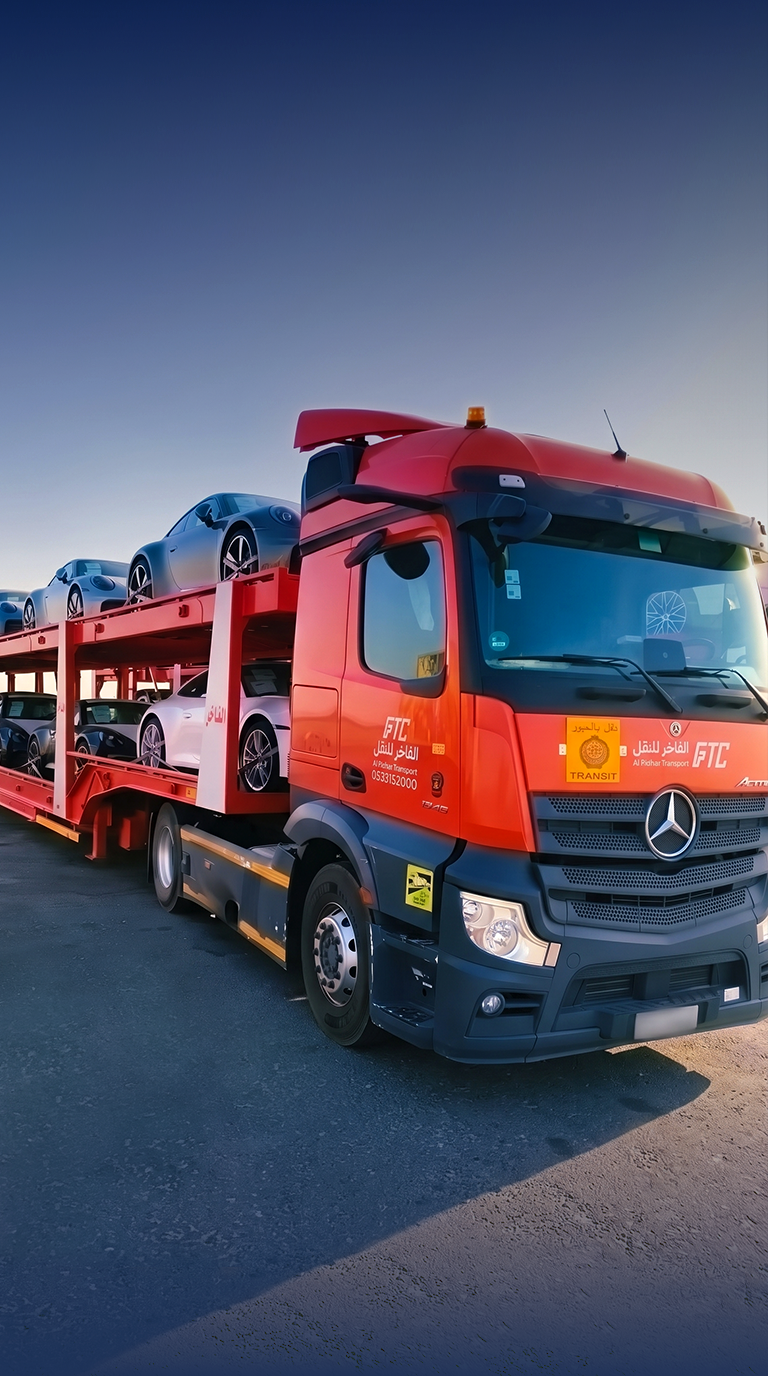 FTC vehicles transport from Saudi Arabia to Kuwait